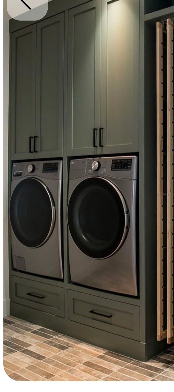 Laundry room cabinet inspiration photo